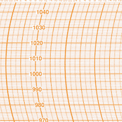 Feuille de recharge 11hPa enregistreur