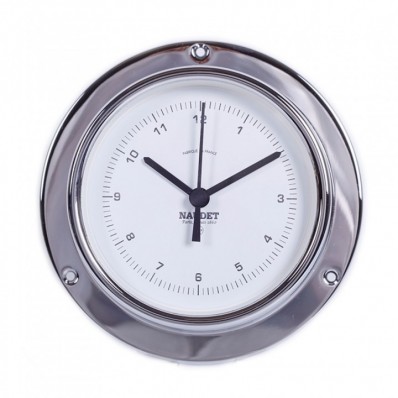 Horloge silensieuse chromée