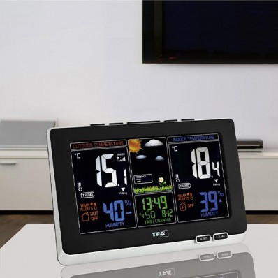 Station météo avec écran LCD coloré 35.1129.01