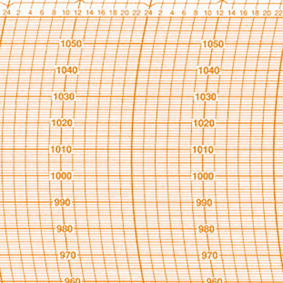 Feuille de recharge 6hPa enregistreur