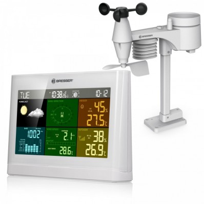 Station météo sans fil 5-en-1 blanc