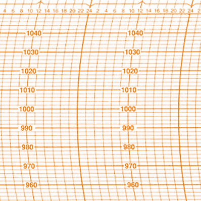 Feuille de recharge 9hPa enregistreur