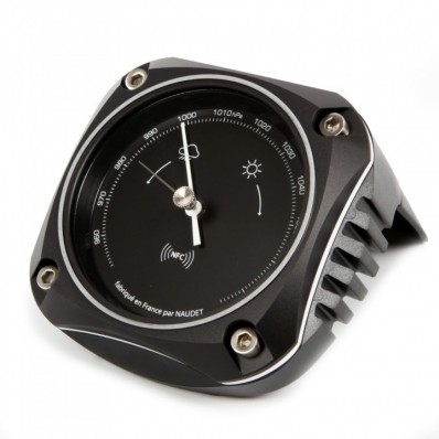 Baromètre Aurora noir cadran 8 cm