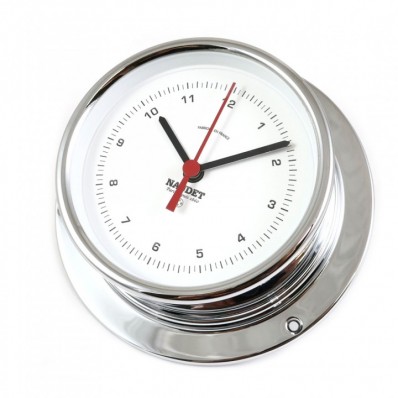 Pendule silensieuse chromée