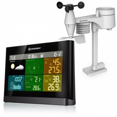 Station météo sans fil 5-en-1 noir