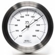 Baromètre acier inoxydable brossé