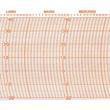 Lot de 100 diagrammes pour thermographe