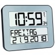 Horloge date en toutes lettres 