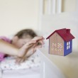 Réveil en forme de petite maison 